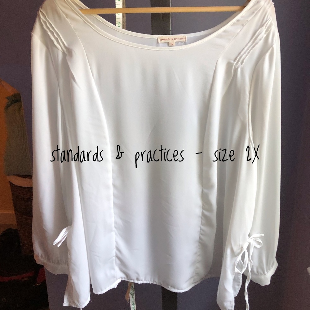 NWOT Standards & Practices Joanna Pullover Blouse